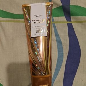 Twinkling nights body cream by bath and body works